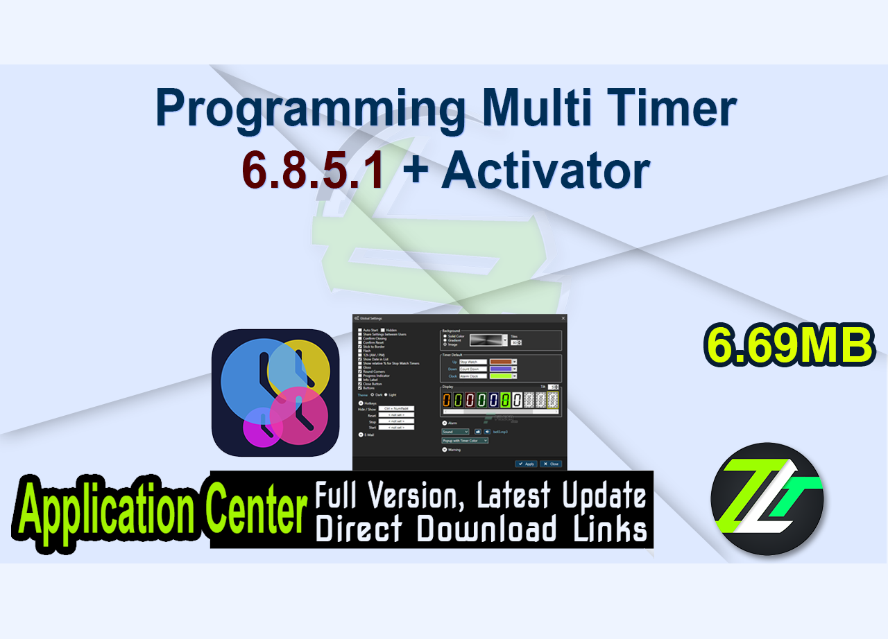Programming Multi Timer 6.8.5.1 + Activator