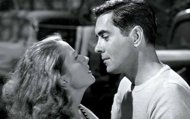 Tyrone Power and Colleen Gray