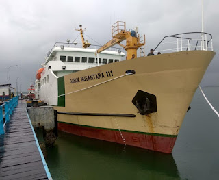 Kapal Laut Perintis KM Sabuk Nusantara 111 Resmi Beroperasi Dari Pelabuhan Kotabaru