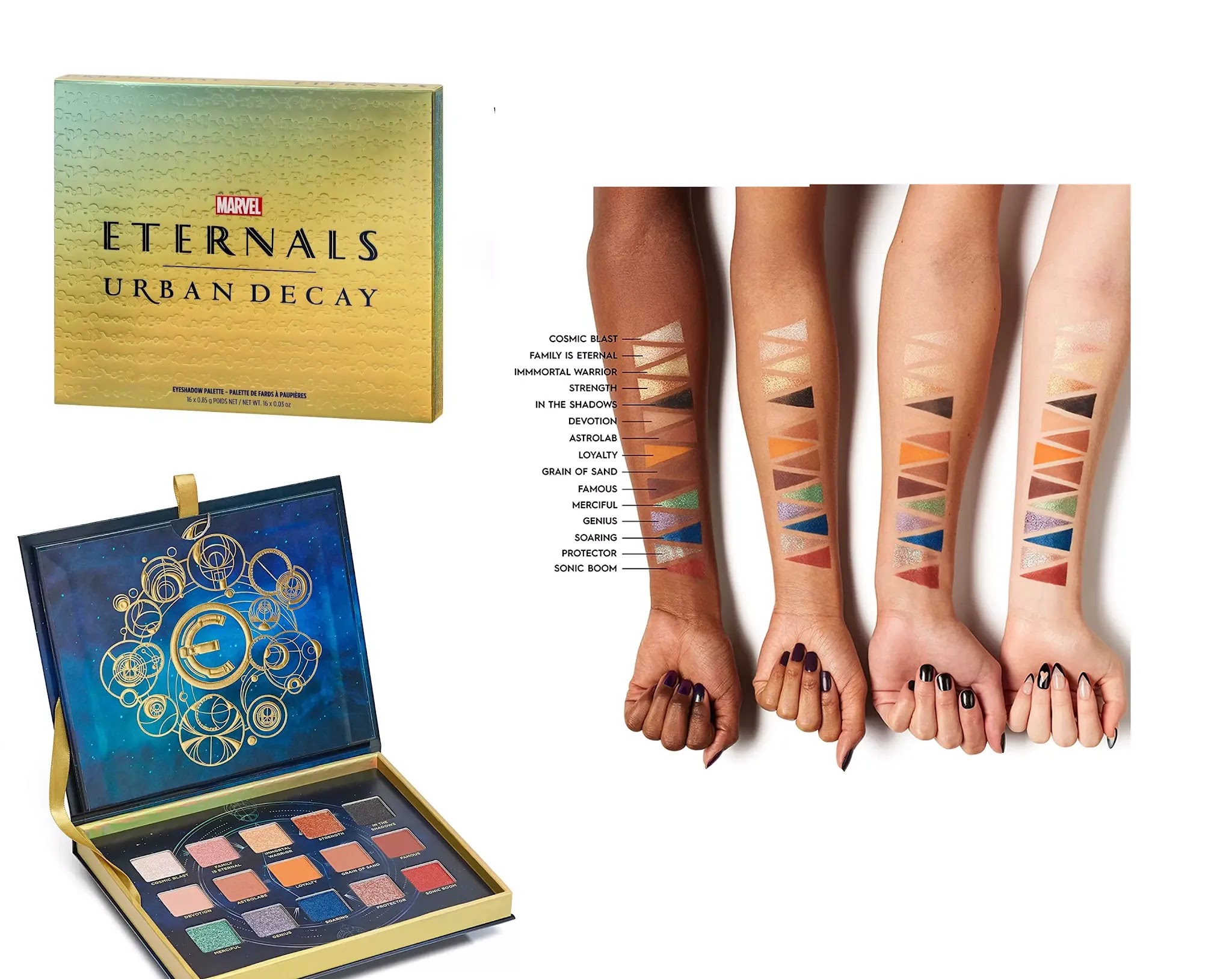 Marvel Eternals eyeshadow palette 3