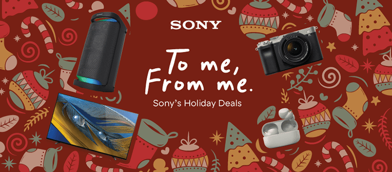 Sony announces Year-End Promo with great deals on select products!