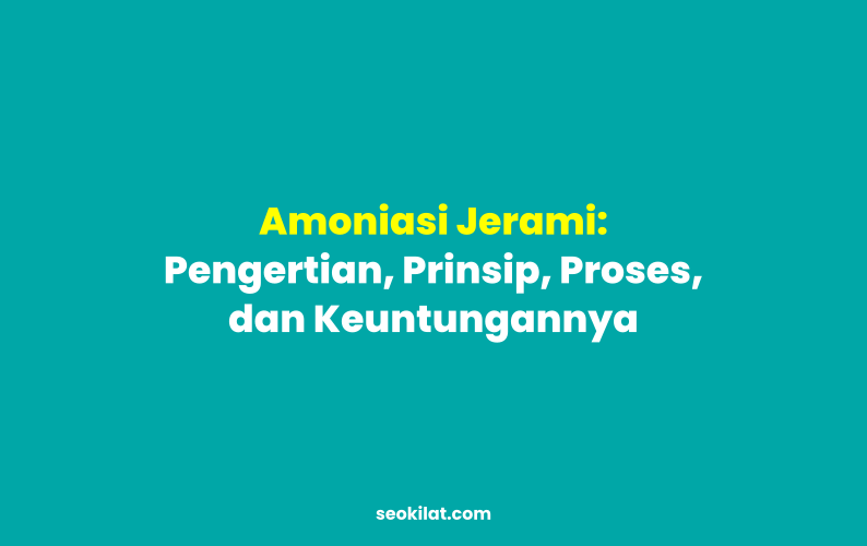 Amoniasi Jerami