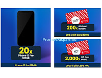 La Feltrinelli "Concorso 18APP" : vinci 200 Card da 100€, 20 iPhone, 2.000 card da 10€