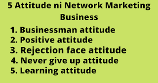 5 attitude in direct selling business