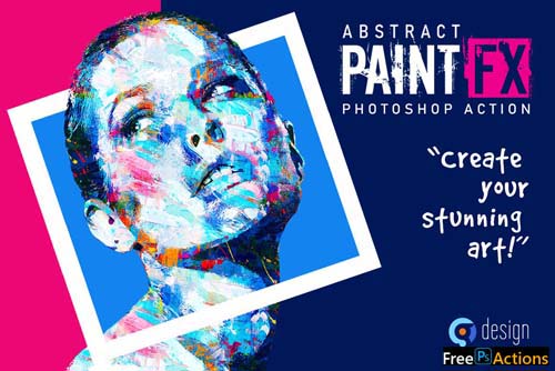  CreativeMarket - Abstract PaintFX Free Download