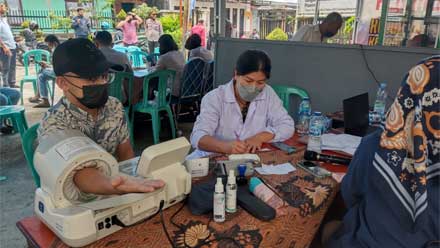 Vaksinasi di Kota Padang Panjang
