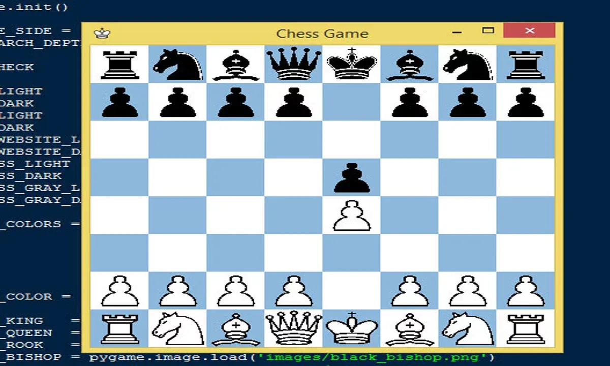 Simple chess game python