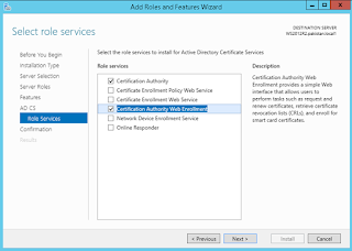 how to install and configure active directory certificate service on windows server 2022