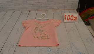 中古品　子供服　１００ｃｍ　ａｎｙＦＡＮ　ピンク　半袖トップス　２２０円