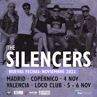 Conciertos en noviembre del 2022 de The Silencers