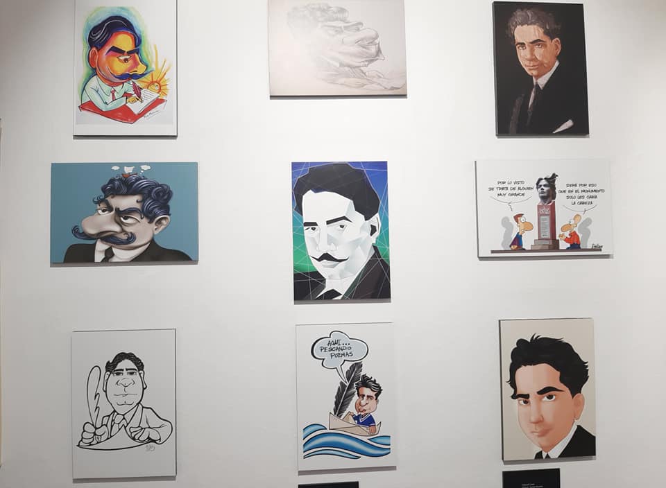 Egypt Cartoon .. Photos from Inauguration of the International Caricature Exhibition - Tomás Morales