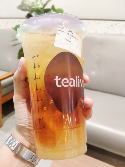 review tealive mangold milkshake dan mangold tea