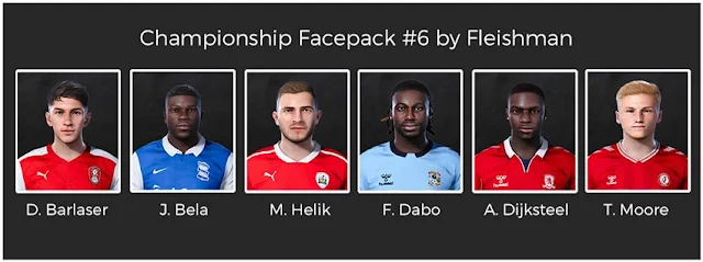 Championship Facepack #6 For eFootball PES 2021