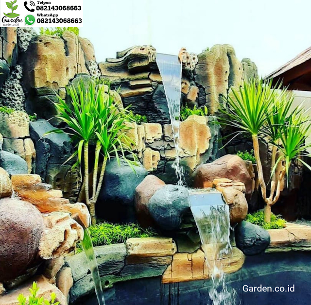 garden, garden.co.id garden lanskap   dekorasi tebing air terjun / relif tebing adalah sebuah seni tebing buatan dengan meniru tebing yang ada di alam