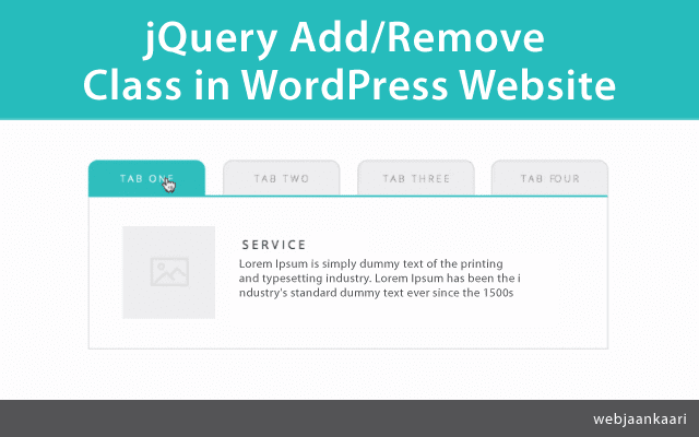How to jquery add/remove class in WordPress website,how to jquery on-click add and remove class in wordpress, add/remove multiple classes  for wp