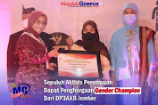 Sepuluh Aktivis Perempuan Dapat Penghargaan Gender Champion Dari DP3AKB Jember