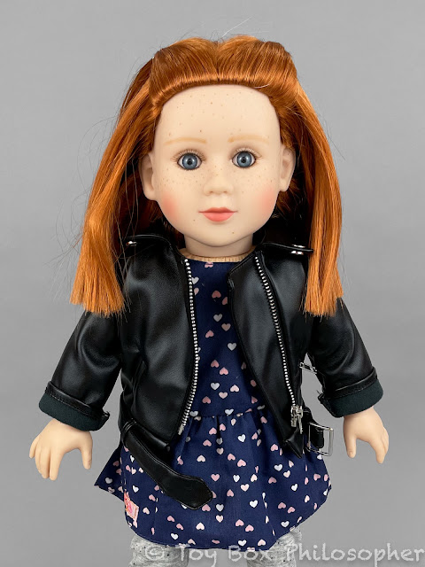 AM GIRL NEW Fits 18" tall GIRL dolls HANNAH 1 PINK & BLACK OUTFIT w/Sequins 