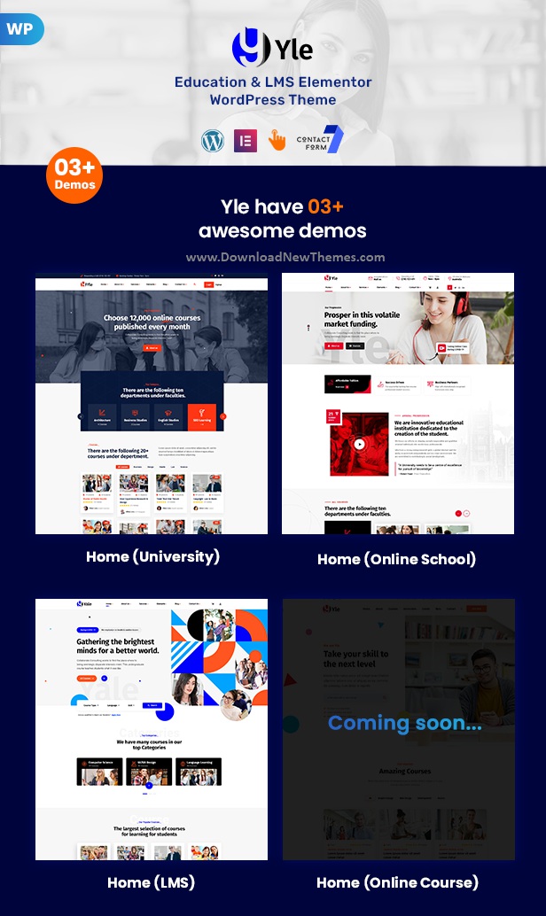Yle Education and Online Courses Premium WordPress Theme