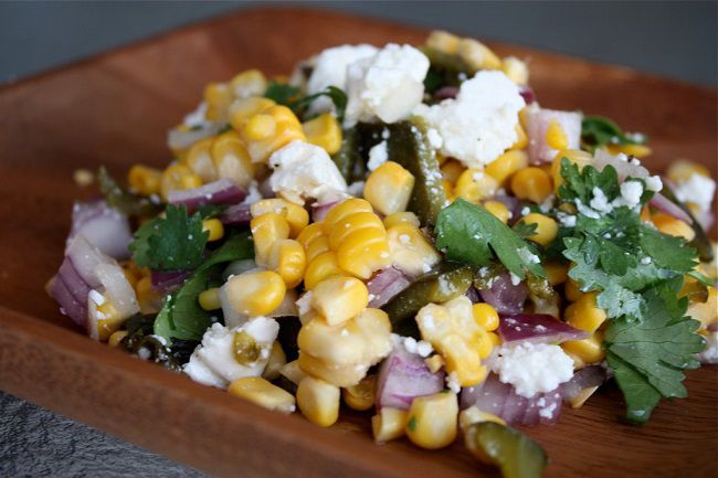 Fresh (or frozen) Corn Salad