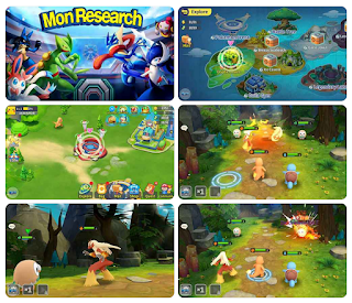 Screenshots of the Mon research apk for Android.