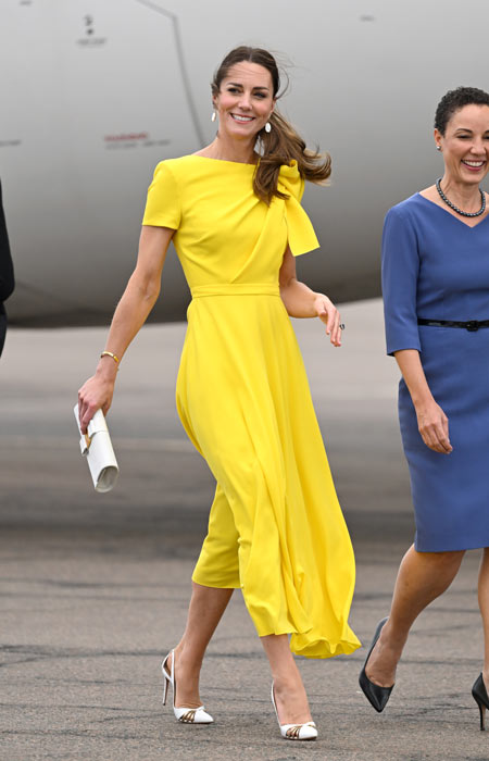 The Duchess of Cambridge's wardrobe is normally full of colour