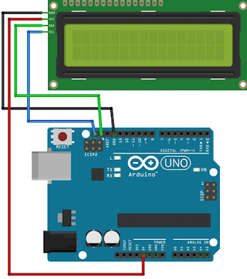 [Lengkap] Cara Menampilkan Tulisan di LCD 16x2 dan i2c Dengan Menggunakan Arduino Uno