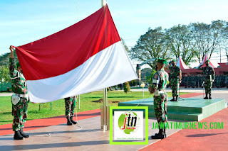 Pimpin upacara bendera, Kasdim 0906/Kutai Kartanegara sampaikan penekanan Kasad TNI