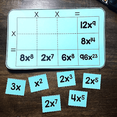 multiplying exponents puzzles