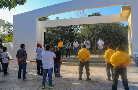 Capacitan a la brigada que combatirá incendios forestales en Puerto Morelos