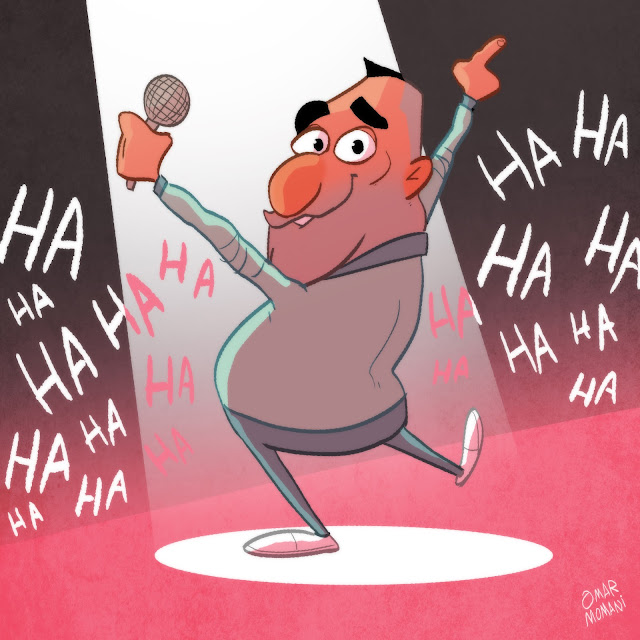 Russell Peters cartoon