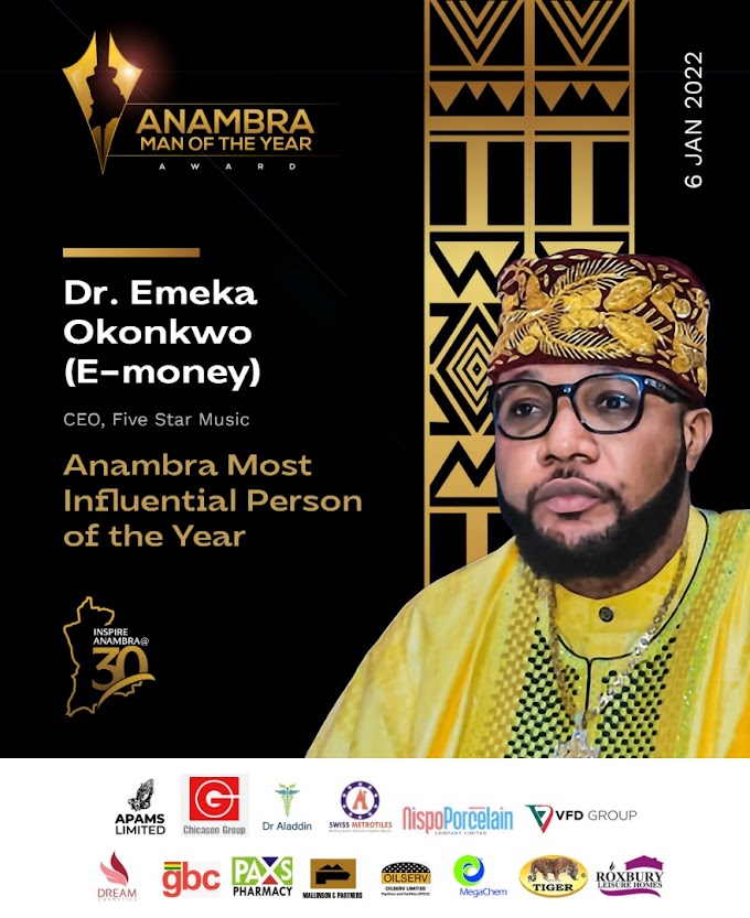 E-money Emerges Anambra Most Influential Person Of The Year