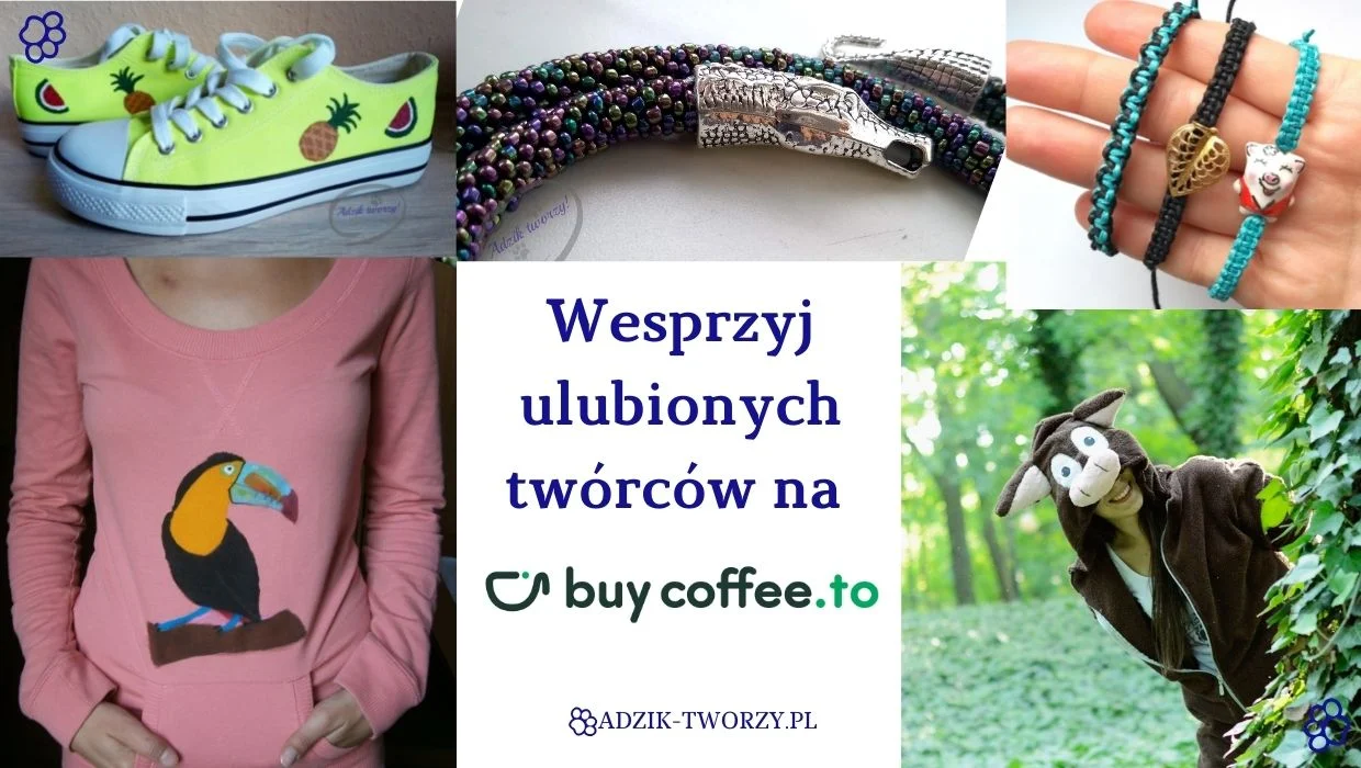 serwis BuyCoffee.to wsparcie dla twórców - Adzik tworzy