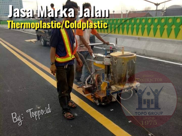 jasa marka jalan thermoplastic harga murah per m2