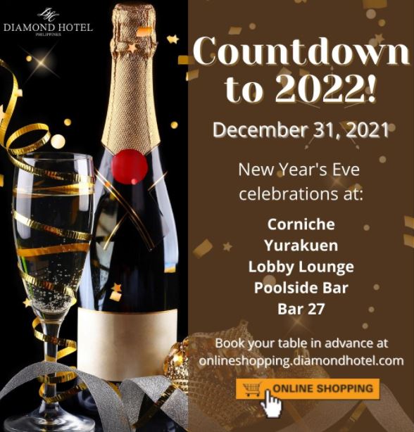 Countdown to 2022 at Diamond Hotel