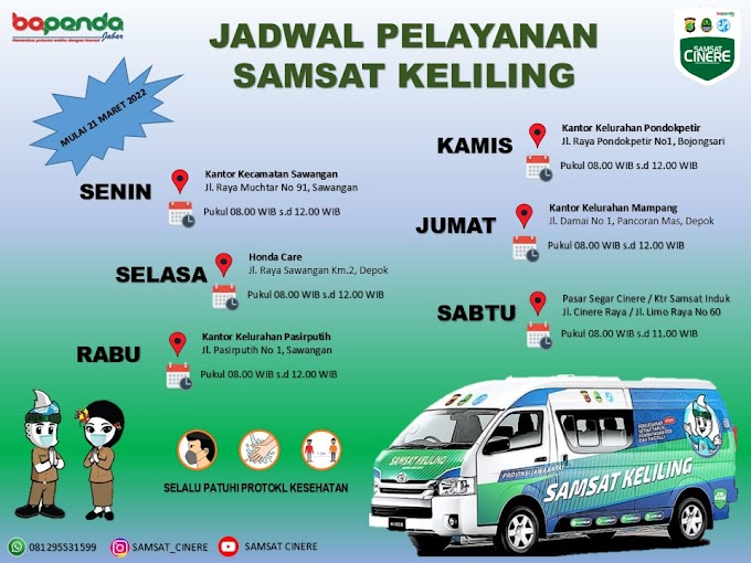 Horee..Mulai 21 Maret 2022 Layanan Samling Beroperasi Lagi