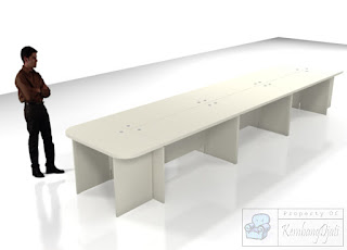 Kontraktor Furniture Kantor Meja Rapat Modular Desain Terbaru 2022
