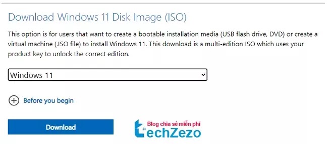 Hướng dẫn tải Windows 11, download file ISO Win 11 chính thức từ Microsoft