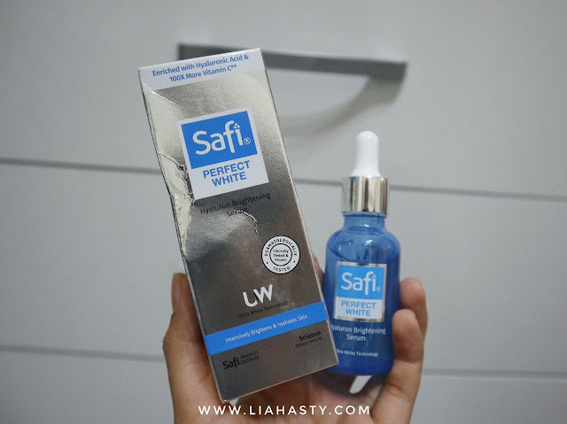 Produk baru SAFI Perfect White Hyaluron Brightening Serum untuk mencerah & keserian kulit