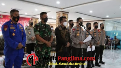 Sekda Lamsel Ikuti Rakor Penanganan Covid-19 Bersama Kapolri Secara Virtual