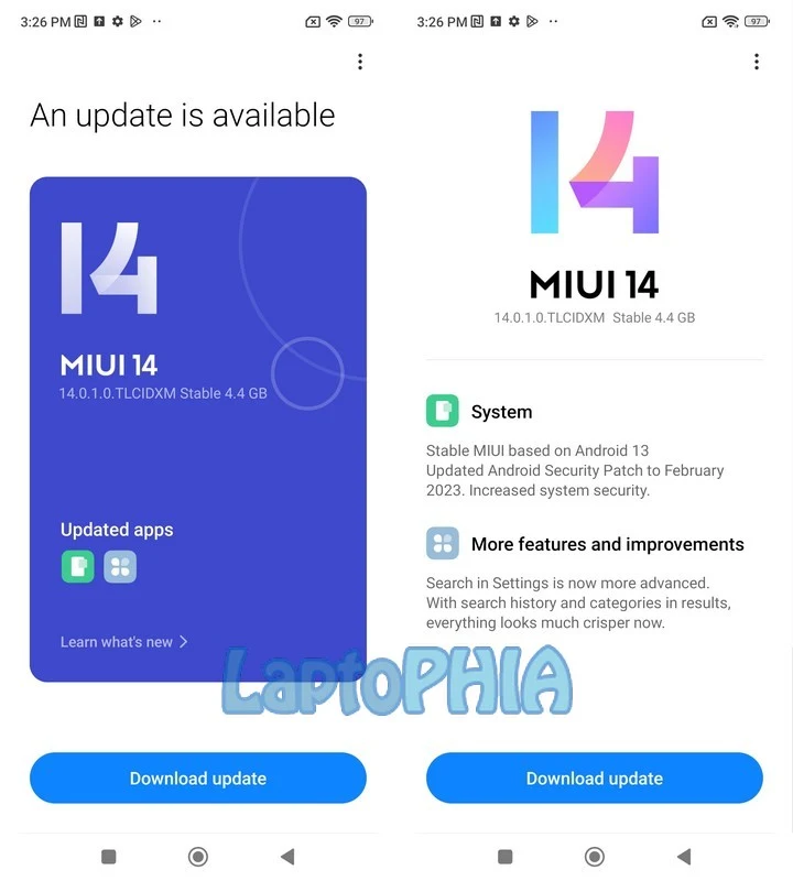 Langkah Upgrade Android 13 dengan MIUI 14 di Xiaomi 12 Melalui OTA