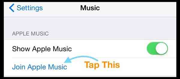 مشكلة Apple Music لا تعمل