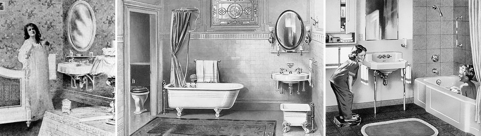 The History of Bathrooms in Modern Society : From a Necessary Evil to Luxury