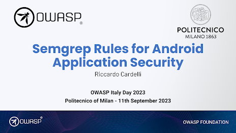 OWASP Italy Day - Slides