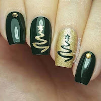 Diseños de uñas para Navidad