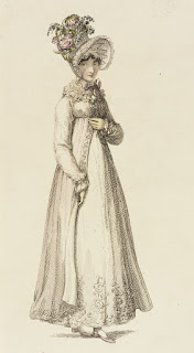 Fashion Plate, 'Morning Dress' for 'The Repository of Arts' Rudolph Ackermann (England, London, 1764-1834) England, London, August 1, 1818 Prints; engravings Hand-colored engraving on paper