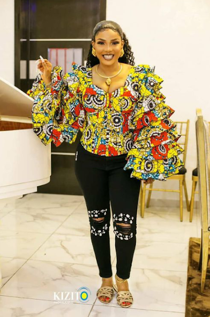 Iyabo Ojo Ankara and Lace Style Inspirations for Ladies