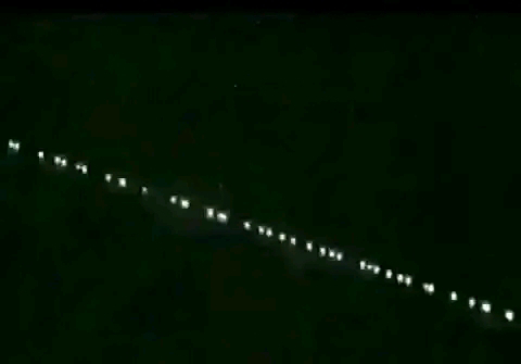 END TIME: WHAT IT MEANS, A LONG QUEUE OF MOVING STARS SPOTTED YESTERDAY IN SOME PART OF NIGERIA (Jos particularly)  