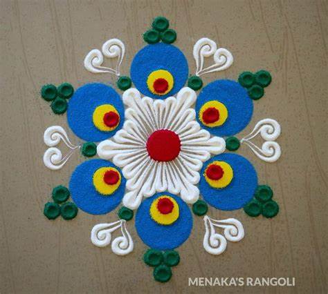 Beginners diwali rangoli design