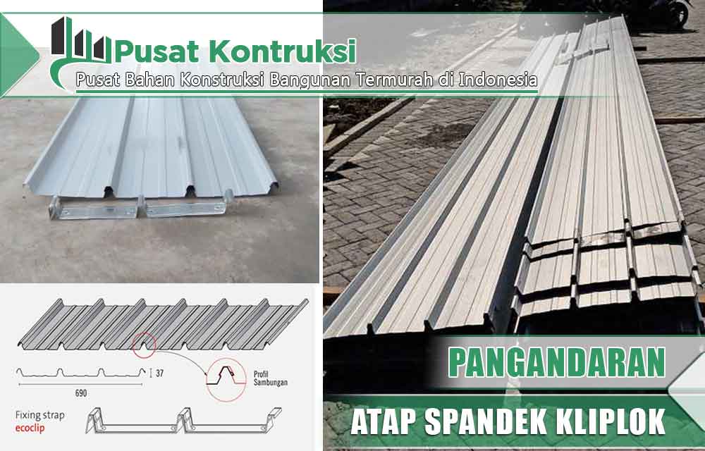 harga atap spandek kliplok Pangandaran