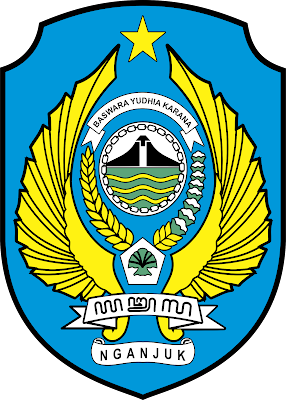 Logo / Lambang Kabupaten Nganjuk - Latar (Background) Putih & Transparent (PNG)